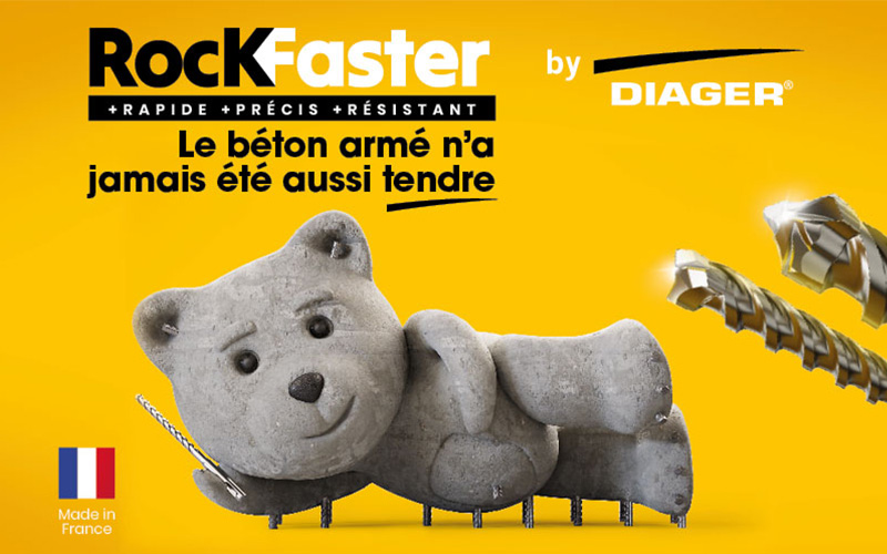 Foret RockFaster : perçage rapide et précis du béton armé - Batiweb