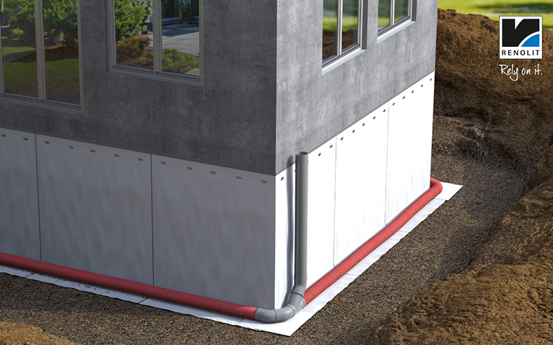 RENOLIT Drain : l’étanchéité durable des soubassements - Batiweb