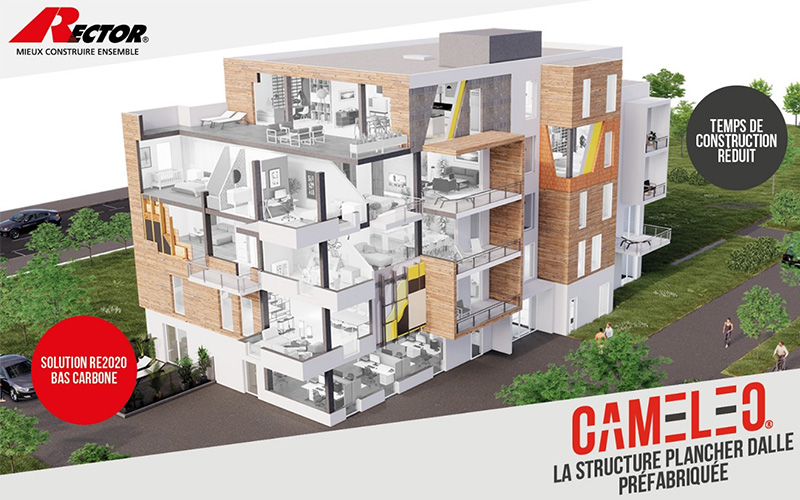 Caméléo : le système plancher dalle modulable et éco-responsable - Batiweb