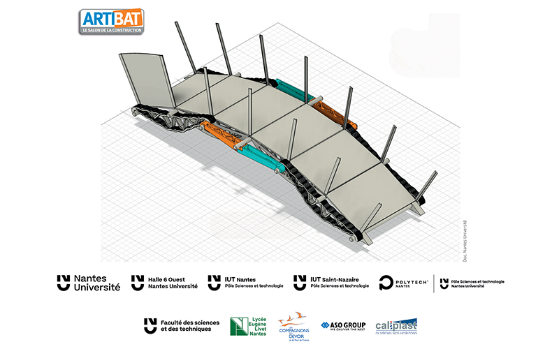 Nantes Université à ARTIBAT 2025 : un pont durable exposé - Batiweb