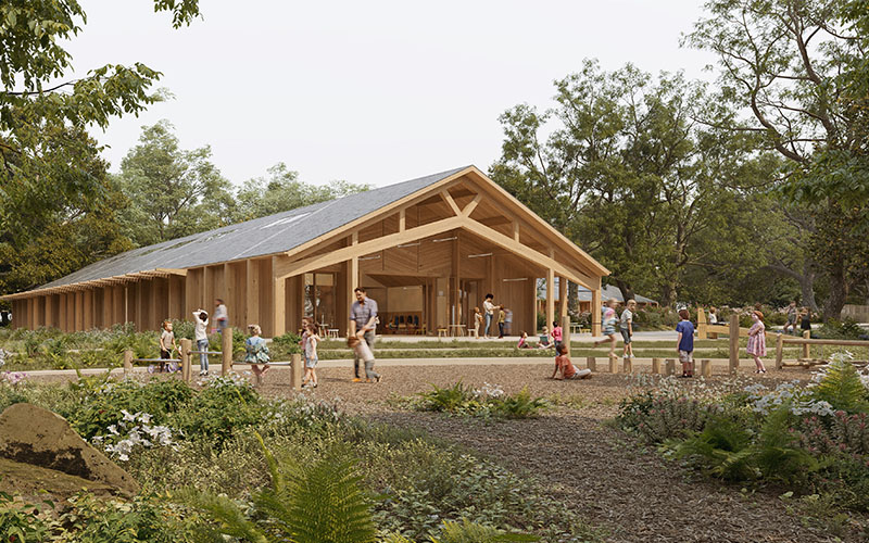 Centre de loisirs de Cergy : bois, paille et ambition écologique - Batiweb