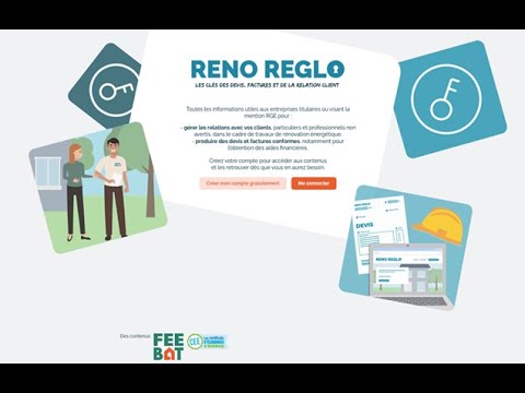 Parcours en autonomie RENO REGLO « Les clés des devis, factures et de la relation client » - Batiweb