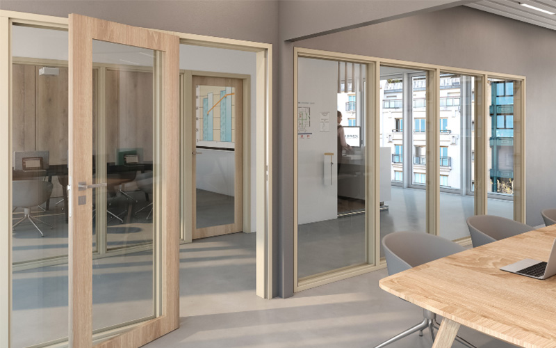 Portes et cloisons vitrées JELD-WEN : lumière et confort - Batiweb