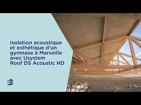 Isolation acoustique et esthétique d'un gymnase à Marseille - Batiweb