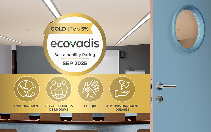 JELD-WEN conserve sa médaille d’or EcoVadis en 2025 - Batiweb