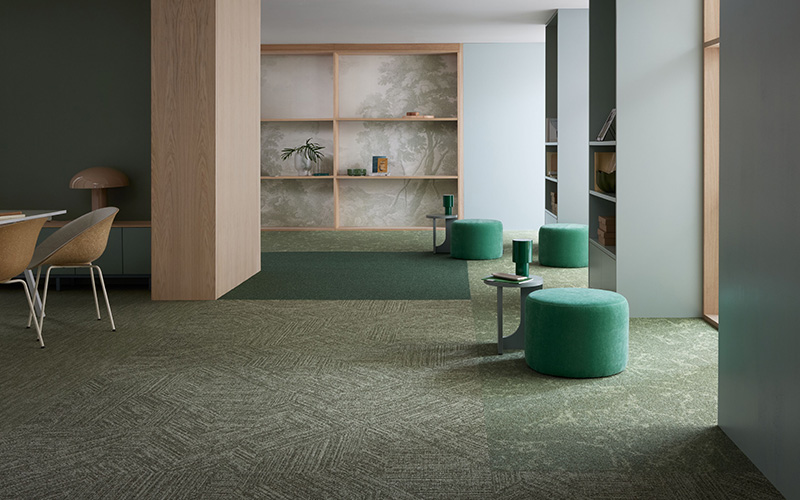 Forbo Tessera evolve+ : dalles textiles durables pour les bureaux - Batiweb