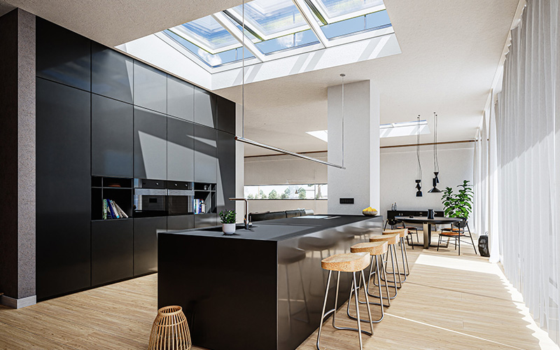 Modular Glass Skylight MS78 : la lumière signée LAMILUX - Batiweb