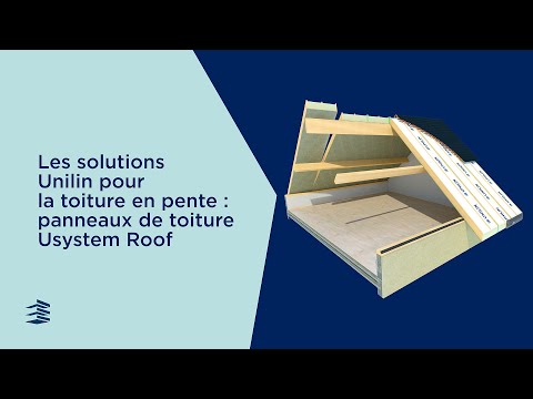 Les solutions Unilin pour la toiture en pente : panneaux de toiture Usystem Roof - Batiweb