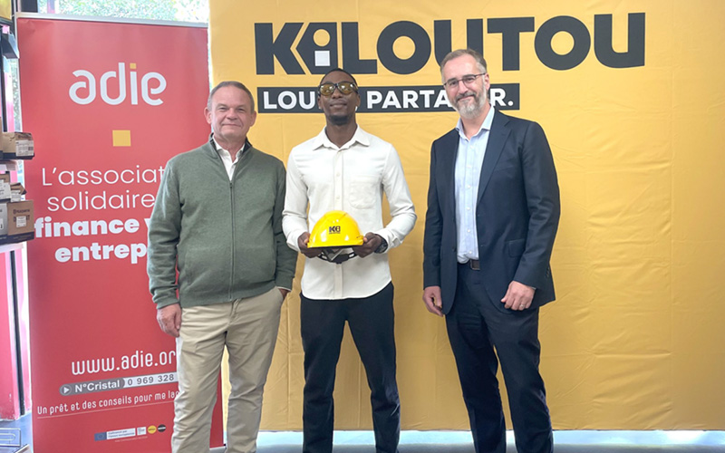 Kiloutou et l’Adie : un partenariat pour l’entrepreneuriat - Batiweb