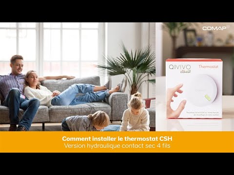 Installation du thermostat COMAP Smart Home contact sec 4 fils - Batiweb