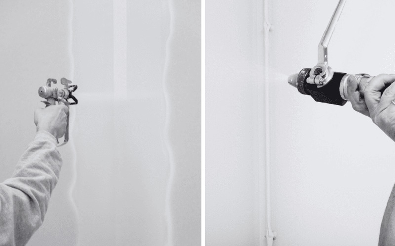 Application mécanisée des enduits : gain de temps et régularité - Batiweb