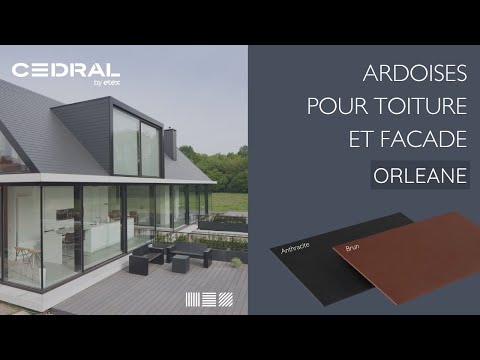 Ardoise Orléane en fibres-ciment Cedral pour façade et toiture - Batiweb