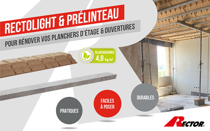 Du plancher aux ouvertures : les solutions Rector pour la rénovation - Batiweb