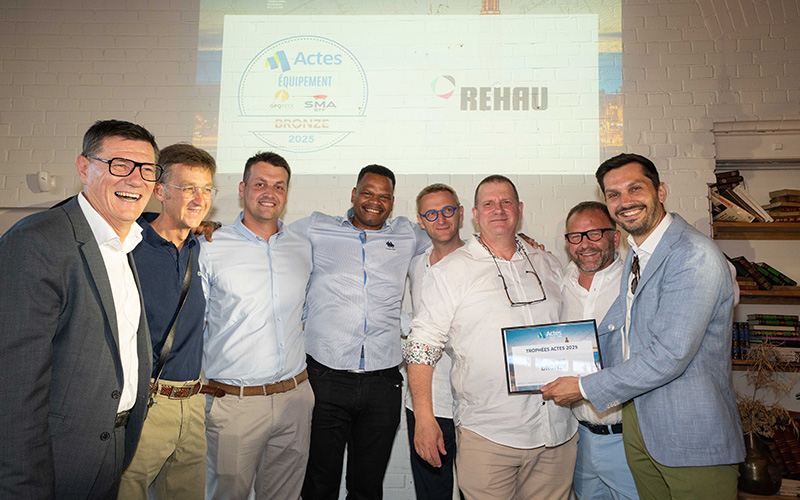 REHAU Window Solutions primé aux ACTES 2025 pour Window.ID - Batiweb