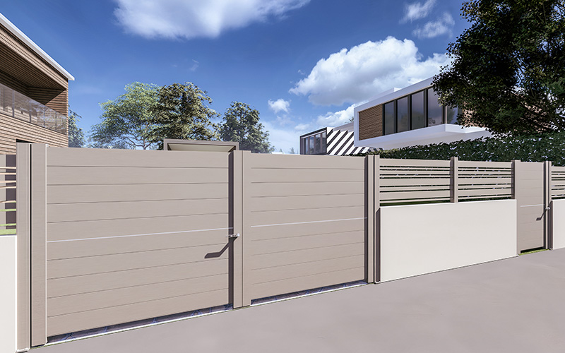 PROFILS SYSTÈMES dévoile Shar-Pei 2.5 : portail et clôture aluminium personnalisables - Batiweb