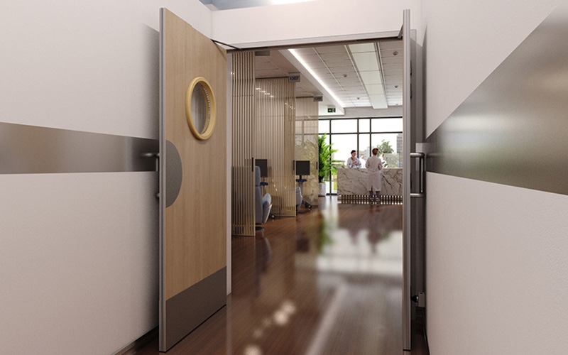 Blocs-portes avec ferme-porte encastré MULTIGENIUS : l'invisibilité qui change tout ! - Batiweb