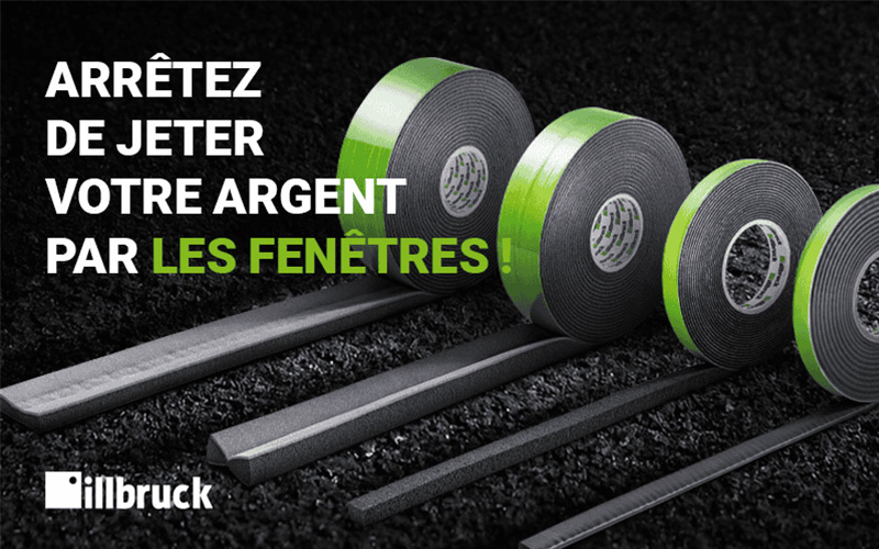 Pose de menuiseries : illbruck réinvente l'étanchéité - Batiweb