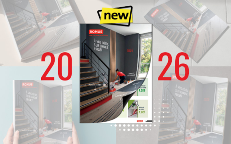 Romus présente son nouveau catalogue édition 2026 - Batiweb