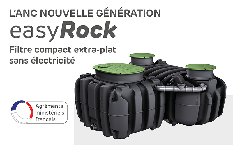 Assainissement : easyRock, le filtre compact extra plat - Batiweb