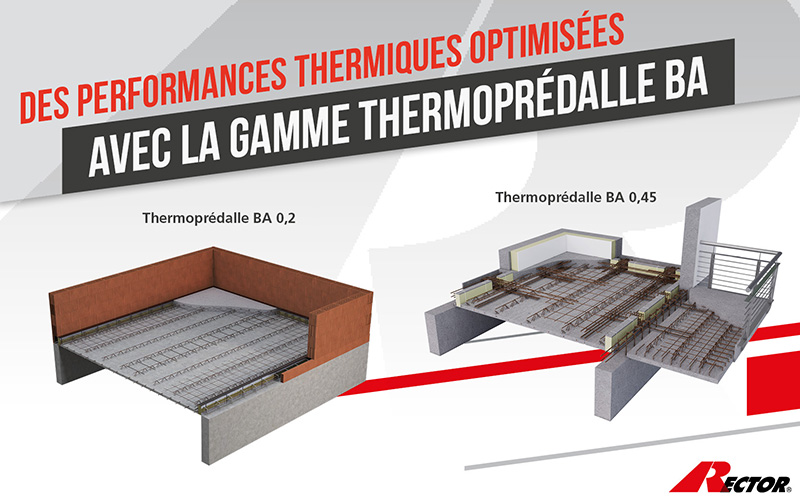 Rector lance la Thermoprédalle BA 0,2 : la plus performante des Thermoprédalles - Batiweb