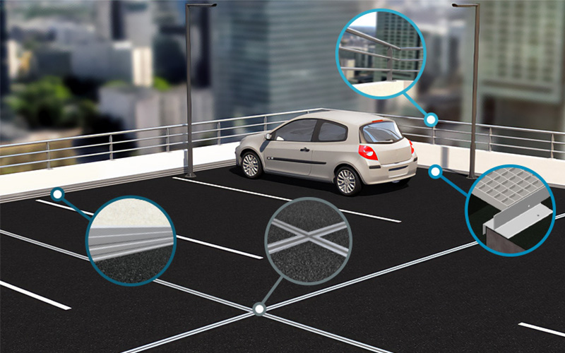 Parkings étanchés. Accessoires en aluminium indispensables aux projets durables - Batiweb