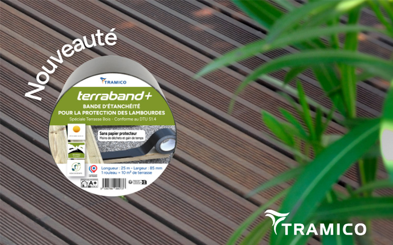 TERRABAND+ : bande d’étanchéité pour une protection optimale des terrasses bois - Batiweb