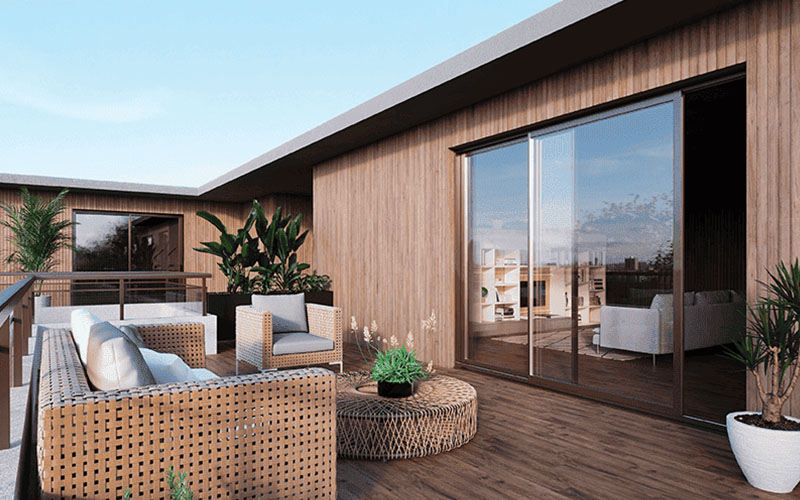 Baie coulissante 6700 : design minimaliste et performances maximales - Batiweb