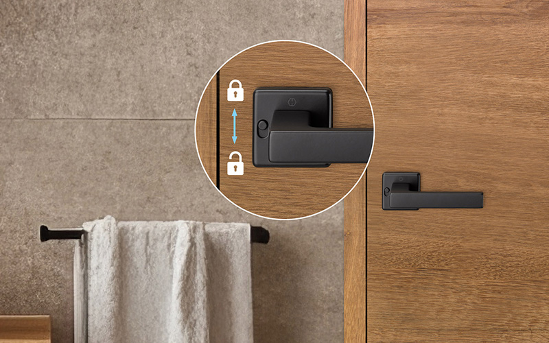 MiniLock : solution de verrouillage discrète, intuitive et sans clé signée HOPPE - Batiweb