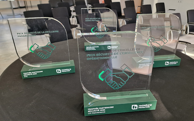 Heidelberg Materials France récompense ses partenaires aux Trophées Partenaires Sécurité - Batiweb