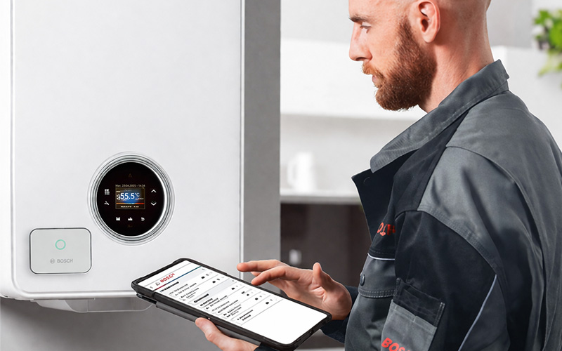 Application Bosch EasyService : l’assistant intelligent des installateurs chauffage - Batiweb