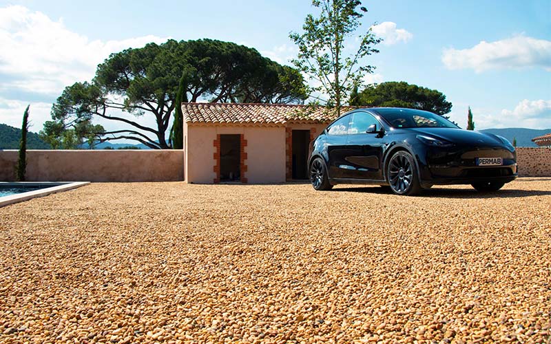 PERMAB : stabilisateur de gravier drainant et performant - Batiweb