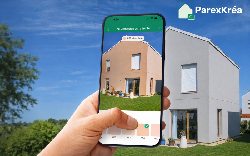 PAREXLANKO lance PAREXKREA : une application de simulation d’enduit de façade basée sur l’intelligence artificielle - Batiweb