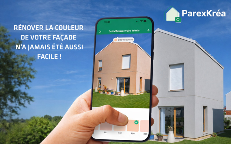 PAREXKREA : l’application de simulation d’enduit de façade - Batiweb