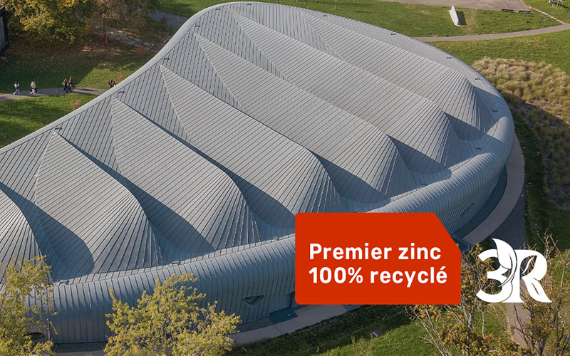 AZENGAR® 3R : le zinc 100 % recyclé signé VMZINC - Batiweb