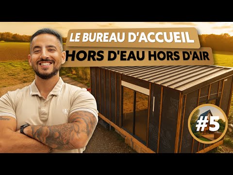 Toiture panneaux sandwich ‪Joris Ide‬‬ et baie vitrée sur le bureau - Batiweb