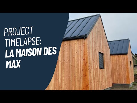 Auto-construction : une maison contemporaine sublimée par une toiture Joris Ide - Batiweb