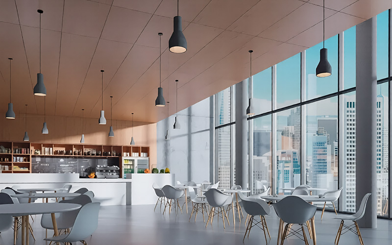 Knauf Ceiling Solutions enrichit sa gamme DesignBoard Wood : toujours plus de liberté esthétique pour l’architecture intérieure - Batiweb