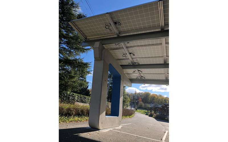 MECOPARK : des ombrières photovoltaïques pour solariser les parkings - Batiweb