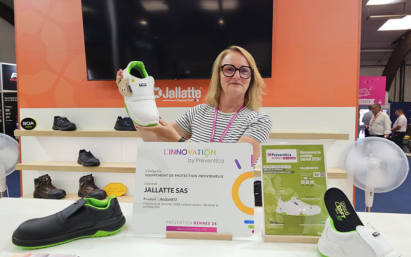 Jallatte récompensé pour sa chaussure de sécurité, JALQUARTZ, certifiée carbone neutre selon la norme ISO 14068-1 - Batiweb