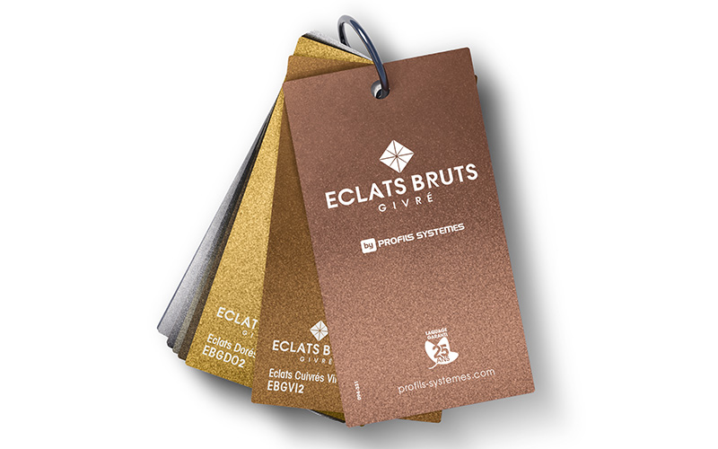 Profils Systèmes lance la finition Givrée pour sa collection Éclats Bruts® - Batiweb