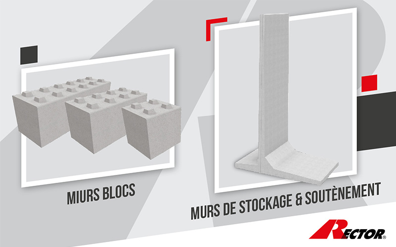 Des murs préfabriqués pour le soutènement, le stockage et la délimitation urbaine - Batiweb