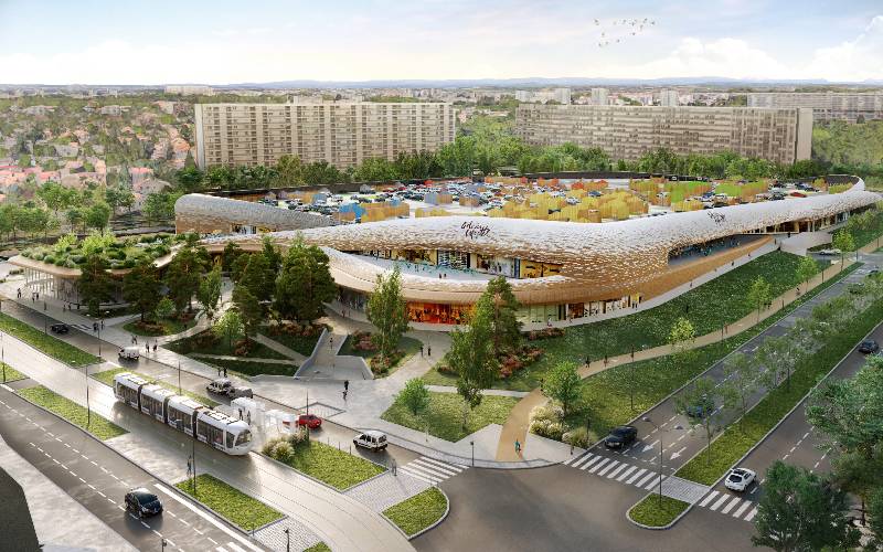 Galeries Lafayette Bron : les murs coupe-feu Ytong au cœur du chantier - Batiweb