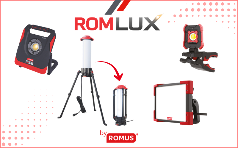 ROMLUX : quatre nouveaux projecteurs pour les professionnels du chantier - Batiweb