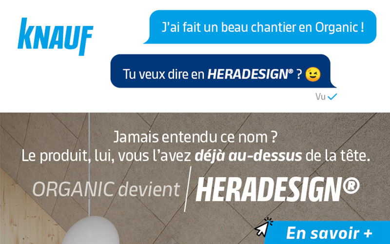 Organic devient HERADESIGN®, un nouveau nom et c’est tout ! - Batiweb