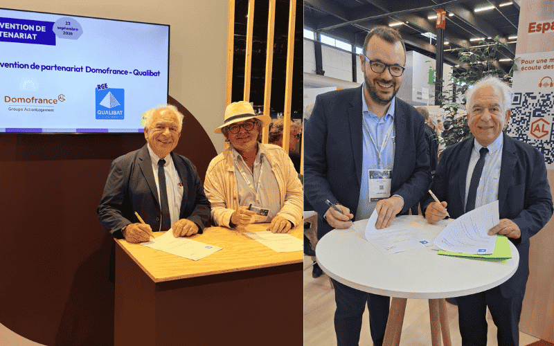 QUALIBAT signe deux partenariats avec Vivest et Domofrance - Batiweb