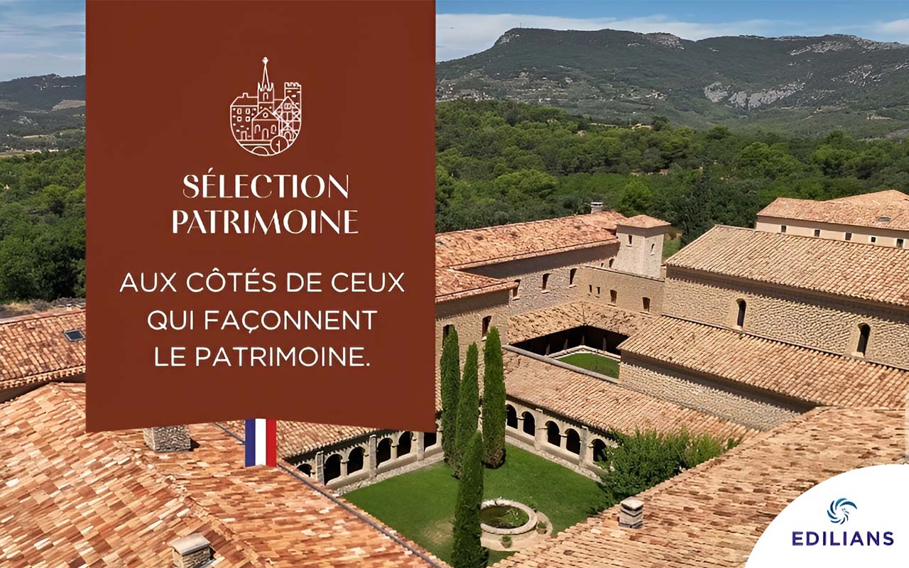 Tuiles Patrimoine : EDILIANS à la hauteur de l’héritage régional - Batiweb